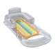 thumbnail image 2 of Cama Flotante Inflable Cola de Piscina 63,4 Sillón Reclinable Hamaca de Agua Claro, 2 of 8