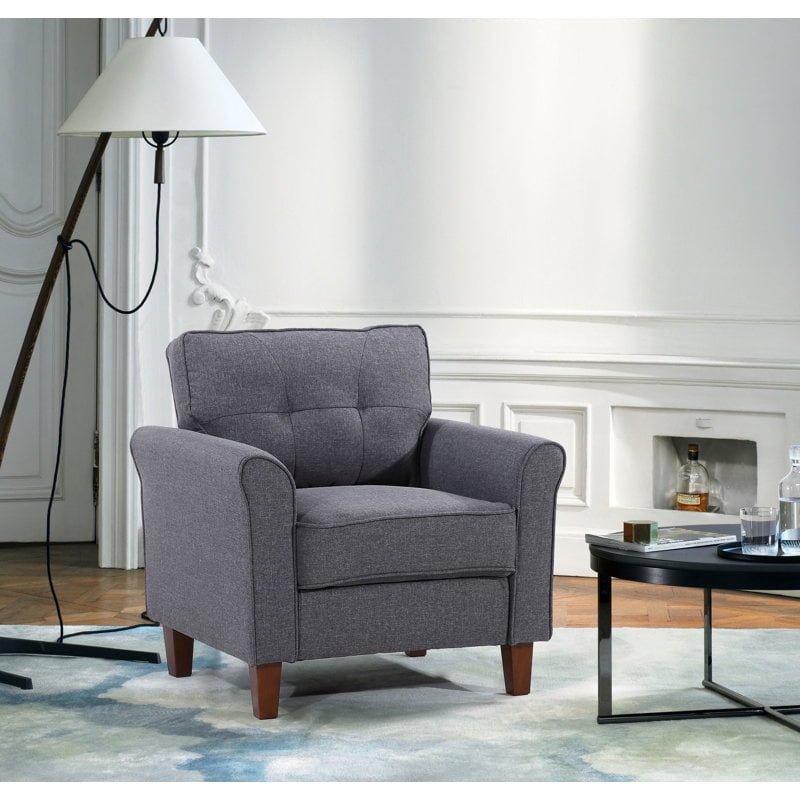 US Pride Linen upholstery high density foam armchair