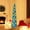 Blue, variant on PLPPYFS Tinsel Christmas Tree, Christmas Tree 5ft Artificial with Light, Skinny Christmas Tree Decor for Holiday Xmas Home Office