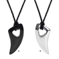 thumbnail image 4 of Guardurnaity Collar de moda cuello ajustable decoración personalizada colgante adorno joyería marido novio regalo para fiesta trabajo Ropa, zapatos y accesorios Miscelánea Plata Guardurnaity AP012303-02, 4 of 6