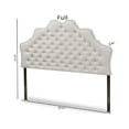 thumbnail image 5 of Baxton Studio Hilda Modern and Contemporary Greyish Beige Fabric Full Size Headboard, 5 of 6
