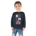 thumbnail image 4 of Rabbit Skins Born To Be Cute Toddler Long Sleeve Tee, 4 of 4