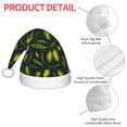 thumbnail image 4 of Balery Green Branch Olive Pattern Santa Hat Christmas Hat Funny Christmas Hat Christmas Knitted Beanie Hat For Kids, 4 of 6