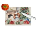 thumbnail image 4 of Cavalier Spaniel Cozy Christmas Glass Cutting Board Large 12 in x 15 in, 4 of 5