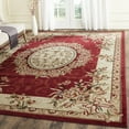 thumbnail image 2 of SAFAVIEH Lyndhurst Regina Floral Area Rug, Red/Ivory, 8' x 8' Square, 2 of 8