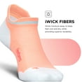 thumbnail image 2 of Feetures Elite Max Cushion No Show Tab Ankle Socks - Sport Sock with Targeted Compression - Vibrant Reef, L (1 Pair), 2 of 7