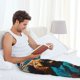 thumbnail image 5 of Balery Colorful Flower Sea Turtle Pantalones de pijama para hombre, pijama ultraligero, pantalón de descanso-X-Large, 5 of 6