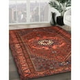 thumbnail image 2 of Ahgly Company Indoor Round Traditional Red Persian Area Rugs, 4' Round, 2 of 6