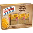 Lance Sandwich Crackers, Made with Whole Grain Crackers, Cheddar Cheese