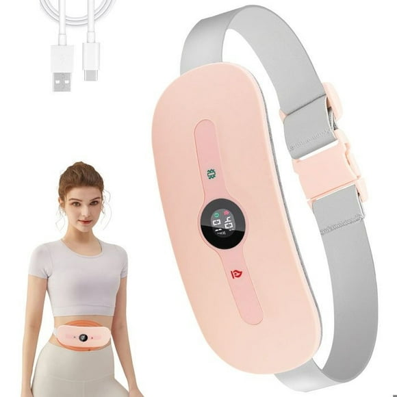 Menstrual Heating Pad, Painful Period Heating Belt with 6 Heat Levels and 6 Massage Levels