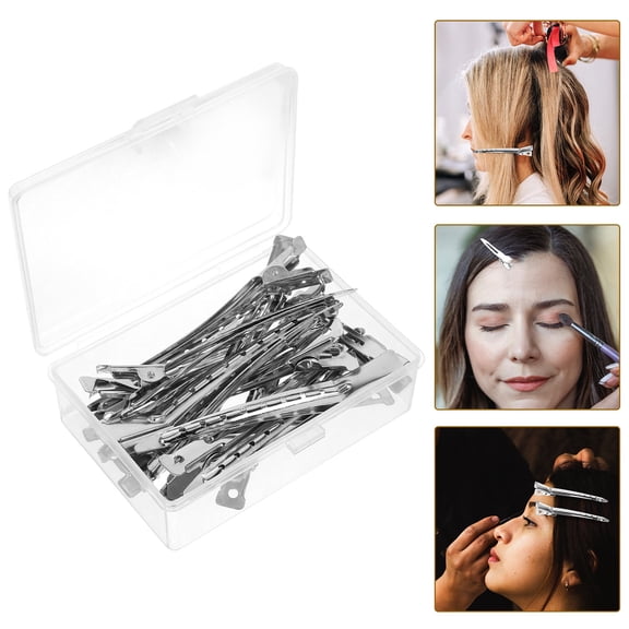 Niceauty 17 Pcs Western Hair Clips for Hairdressing with Small Head Clip for Women