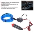 thumbnail image 4 of Dilwe Car LED Neon Strip Light Wire Tube Blue 3 Meters, 4 of 4