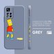 thumbnail image 3 of Case For Redmi Note 12 11 11T 11R 11E 10 9 8 7 7S PRO PLUS 4G 5G Simple Liquid silicone Case Funny The S-Simpsons, 3 of 5