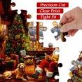 thumbnail image 6 of Hwkond Christmas Calendar Advent Christmas Countdown Calendar 24 Day Countdown Surprise 1000pcs Puzzle, 6 of 7
