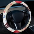 thumbnail image 2 of Eiffel Tower Car Wheel Covers | Steering Wheel Cover 14.5 Inch Printing PVC Leather Auto Accessories, 2 of 6