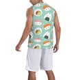 thumbnail image 2 of Pofeuu Kawaii Sushi Print Basketball Jersey, Shirts for Men Youth Basketball Jersey Crew Neck-XX-Large, 2 of 6