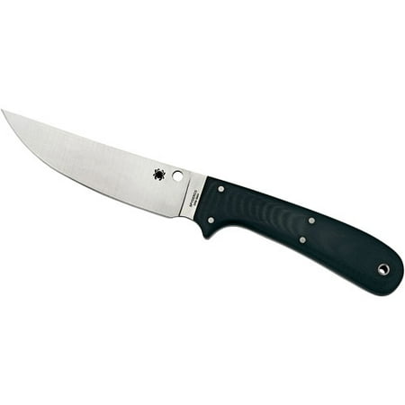 Spyderco Phil Wilson South Fork G-10 Fixed Blade Knife, Plain Edge with Sheath