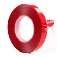 thumbnail image 1 of Ruban Double Face Extra Fort 10mm x 10m Transparent Adhésif Double Face par Puissantr Fixation D'Objets Sans Percer pour LED, Bois, Voiture, Joint, Intérieur,1 tomes, 1 of 5