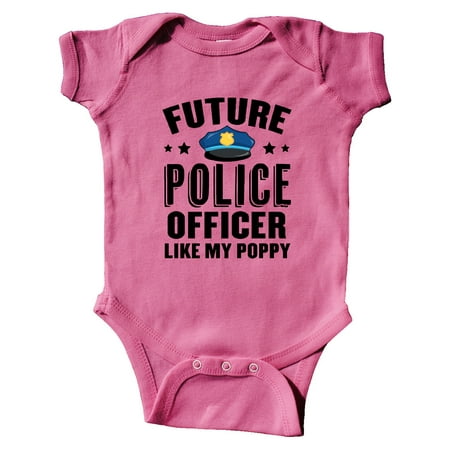 

Inktastic Future Police Officer Like My Poppy Gift Baby Boy or Baby Girl Bodysuit
