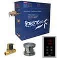 thumbnail image 2 of SteamSpa OAT750BN-A 7.5 kW Oasis QuickStart Acu-Steam Bath Generator Pack with Built-in Auto Drain, Brushed Nickel, 2 of 5