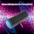 thumbnail image 2 of Tmvgtek Mini Altavoz De Entrada De Línea Portátil Con Enchufe De 3,5 Mm Para Kit De Tableta De Teléfono (Negro), 2 of 8