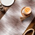 thumbnail image 2 of Table Runners 72 Inches Long Dress Scarves, Coffee Brown Striped Farmhouse Kitchen/Dining Table Decor Table Runner, Coffee Tablerunners, Abstract Vertical Streaks Stripes 13x72 Inch, 2 of 5