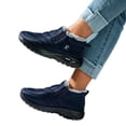 thumbnail image 4 of Bnwani Boots for Women,Winter Boots,Round Toe,Water-Resistant,Non-slip,Slip-on,Dark Blue,40(US:7.5), 4 of 7
