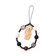 thumbnail image 4 of Cordón para teléfono móvil, correa para la muñeca, regalo, cadena para bolso, adorno Negro, 4 of 9
