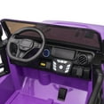 thumbnail image 3 of Hikiddo 12V Ride on Toy, 2-Seater Kids Ride-on Truck Electric Car with Remote, Bluetooth - Purple, 3 of 9