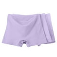thumbnail image 2 of Karight 3-Pack Women's Cotton Underwear High Waisted Summer Thin Soft Briefs Stretchy Boyshorts Panties, 2 of 3