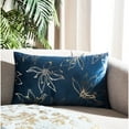 thumbnail image 5 of Safavieh Yari Floral Decorative Pillow, 18" x 18", Grey/Gold, 5 of 5