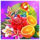thumbnail image 1 of Diamante pintura taladro fruta Color loro Kits completo redondo hogar pared arte Decoración FLhrweasw Nuevo, 1 of 9