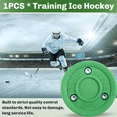 thumbnail image 3 of Balle Plate de Hockey à Double Couche pour Patinage à Roulettes et Entraînement, 3 of 7