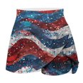 thumbnail image 4 of LEBONYARD Golf Skorts for Women,Women's Summer Leaf Print Pleated Tennis Skirts Athletic Stretchy Short Yoga Fake Two Piece Trouser Skirt Shorts Multicolor XXL, 4 of 5