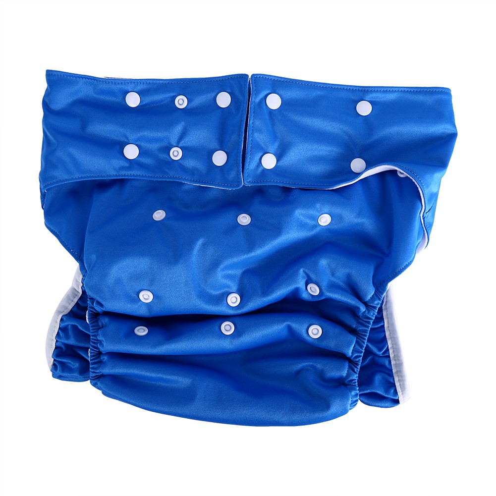 Garosa 1PC Adult Cloth Diaper Adjustable Reusable Ultra Absorbent