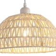 thumbnail image 4 of Yinanstore Rattan Ceiling Light Fixture Lighting Chandelier Adjustable Wire Rope LED Pendant Light for Dorm Living Room Shop Kitchen Island Office, 4 of 4