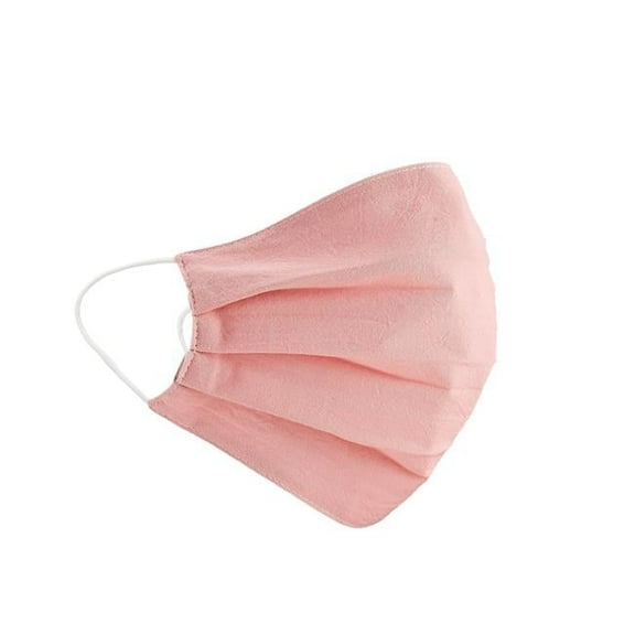 Makers Collective PK954 3.5 x 8.5 in. Solid Cotton Veil Face Mask, Pink - Pack of 6