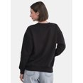 thumbnail image 5 of No Boundaries Graphic Crewneck Sweatshirt, Lightweight, Women's and Women’s Plus, 5 of 5
