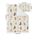 thumbnail image 5 of Dog Love Rainbow Duvet Cover and Pillowcase Set for Single Bedding, Bedroom Accessories for Kids Teens, 5 of 5