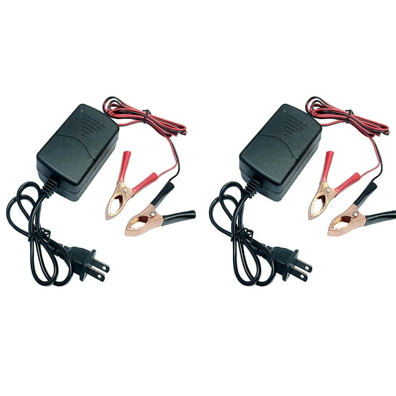 2PCS Car Battery Charger Maintainer 12V Trickle RV for Truck Motorcycle ATV Auto