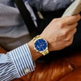 thumbnail image 6 of Father’s Day Men’s Openwork Quartz Watch – Alloy Case Business Casual Wristwatch with Stainless Steel Strap, Skeleton Dial Fashion Timepiece Gift for Dad, 6 of 6