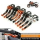 thumbnail image 2 of For Ktm Duke 125 200 250 390 Rc125 Rc200 Rc390 Brake Clutch Lever Cnc Aluminum Extendable Adjustable Clutch Levers Accessories| |OG-OG-BK, 2 of 5