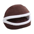 thumbnail image 1 of Redempat Polyester Cat Bed Easy To Clean Soft And Comfortable Restful Naps Elastic Pet Bed Cushion For Cat Coffee color, 1 of 6