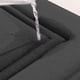 thumbnail image 5 of Alfombra de baño de espuma a rayas gruesas - Esterilla de terciopelo absorbente y suave con fondo antideslizante, lavable a máquina, 40x60cm, azul/gris/blanco, 5 of 8