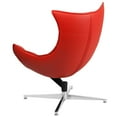 thumbnail image 3 of Flash Furniture Leather Cocoon Chair in Red, 3 of 5