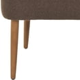 thumbnail image 3 of SAFAVIEH Levi Classic Solid Upholstered Bench, Maroon, 3 of 5