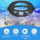 thumbnail image 4 of Máscara de buceo de silicona para adultos | Marco grande Vista de 180° | Lente de vidrio templado antivaho | Correa ajustable | Negro | Ideal para nadar, pescar, bucear | 18,19x12,14cm, 4 of 7