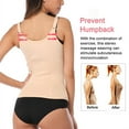 thumbnail image 4 of Women Waist Trainer Corset Zipper Vest Body Shaper Cincher Tank Top with Adjustable Straps, 4 of 6