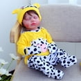 thumbnail image 4 of Reborn Baby Dolls Clothes for 17-22 Inch Newborn Baby Doll Girl, Baby Doll Clothes Outfit Accessories fit 17-22 Inch Baby Doll Girl (Elephant Pattern), 4 of 6