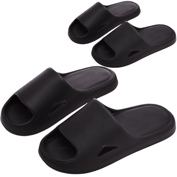 2 Pairs cloud slides for men Men‘s Shower Shoes EVA Anti-Slip Shower Shoes with Drainage Holes for Indoor Outdoor Bathroom Pool Use